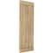 Ekena Millwork Americraft 5-Board Exterior Wood Joined Board-n-Batten Shutters w/ End Batten, ARW103BB518X55UNH, PR ARW103BB518X55UNH - alternate 6